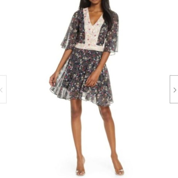 Cooper St Dresses & Skirts - Cooper St Star Crossed Flutter Sleeve Mini Dress